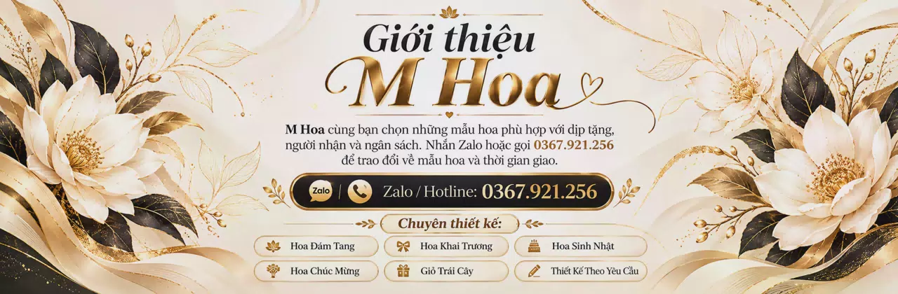 Ảnh bìa Shop hoa tươi Phường Hoà Thắng Khánh Hoà - Chọn hoa gửi đúng tâm tình